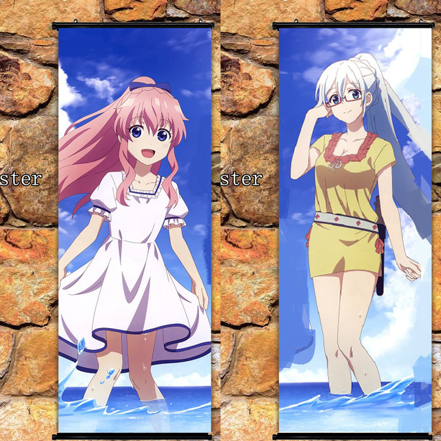 Anime Parallel World Pharmacy Poster, Isekai Yakkyoku, Charlotte Soller,  Wall Scroll Art Picture, Home Decoration, 105x40cm - AliExpress